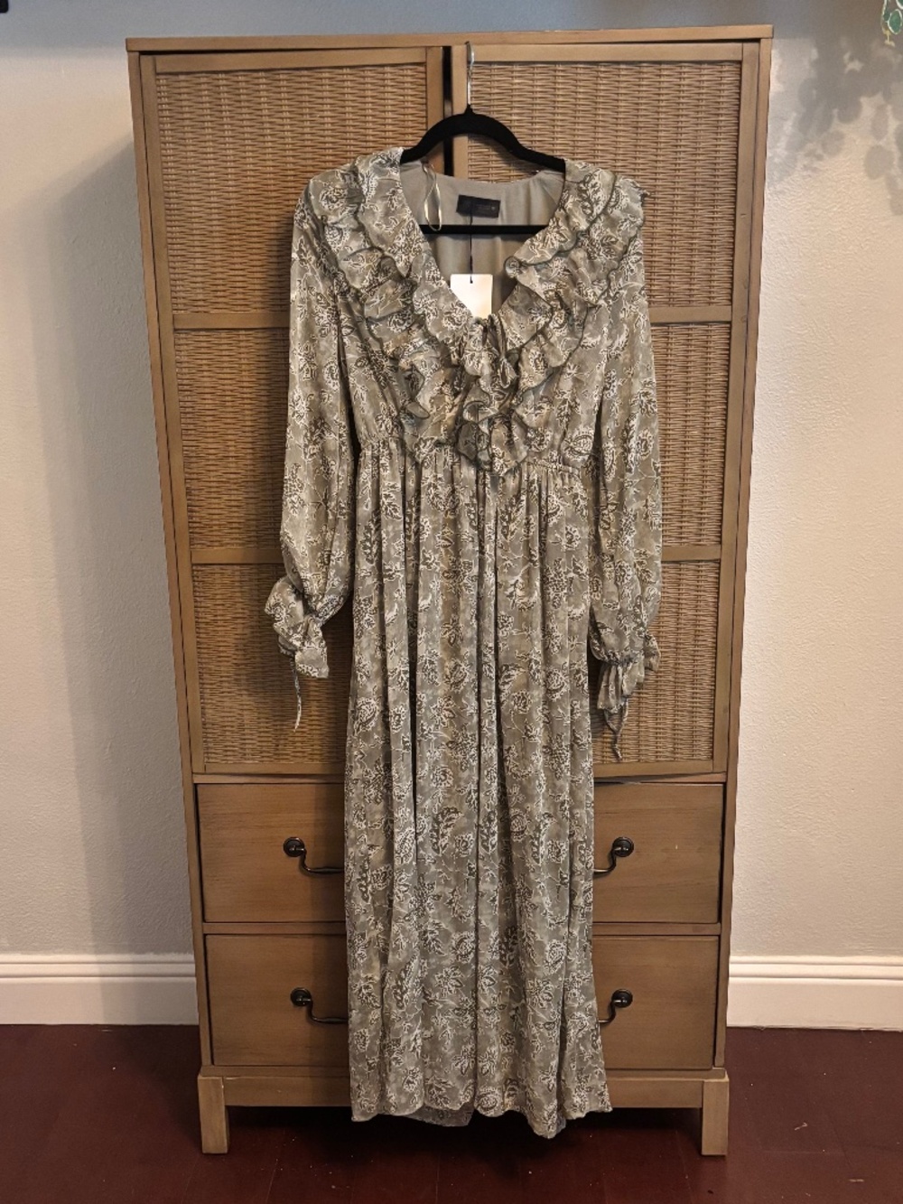 ZARA - RUFFLE PRINT DRESS - S - NWT - Picture 5 of 6